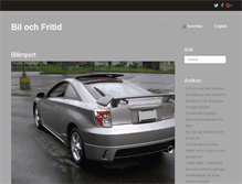 Tablet Screenshot of bil-fritid.se